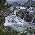 По дороге на озеро Дарашколь, водопад