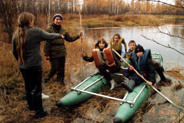 Обучение юных водников